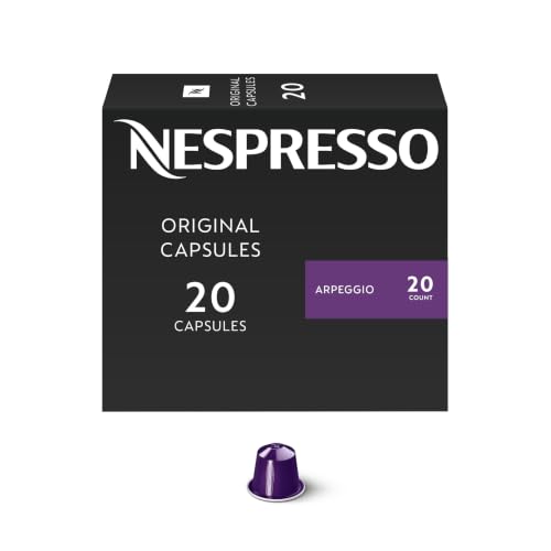 Nespresso Original, Arpeggio, Dark Roast, 20-Count Espresso Pods