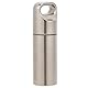 Gegong Titanium Pillenhalter - Mini Secure Case - Tragbarer Schlüsselbund -Speicher im Freien - Compact Organizer (Großgröße (21x15in))
