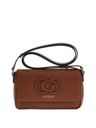 GUESS Sac à bandoulière pour femme en cuir noir chic HWBG9905210