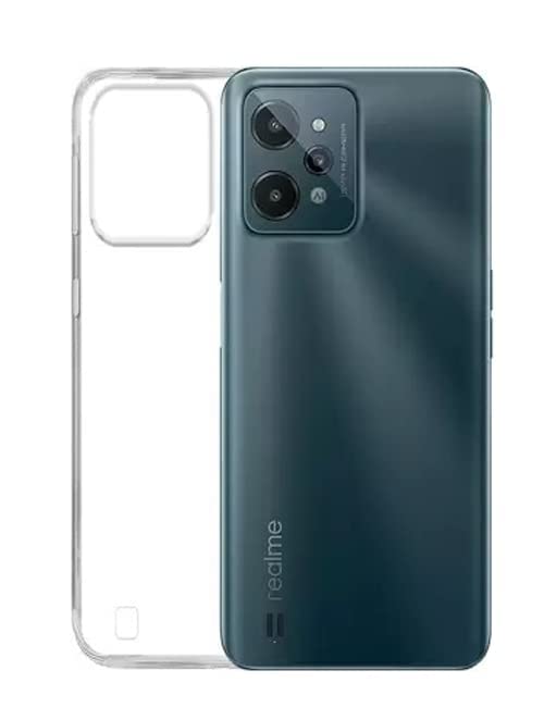 Image of COVERBLACK Transparent Rubber Case Back Cover for Realme RMX3501C31 / Realme C31 - Transparent