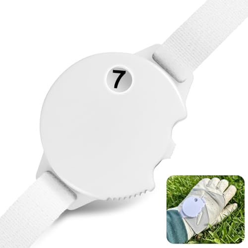 Kingdder 1 Pack Golf Stroke Counter for Women Men Mini Score Counter Clicker for Golf Glove Easy Read Dial Lightweight Mechanical Shot Scoring No Battery Needed for Teams Tournaments and Gifts