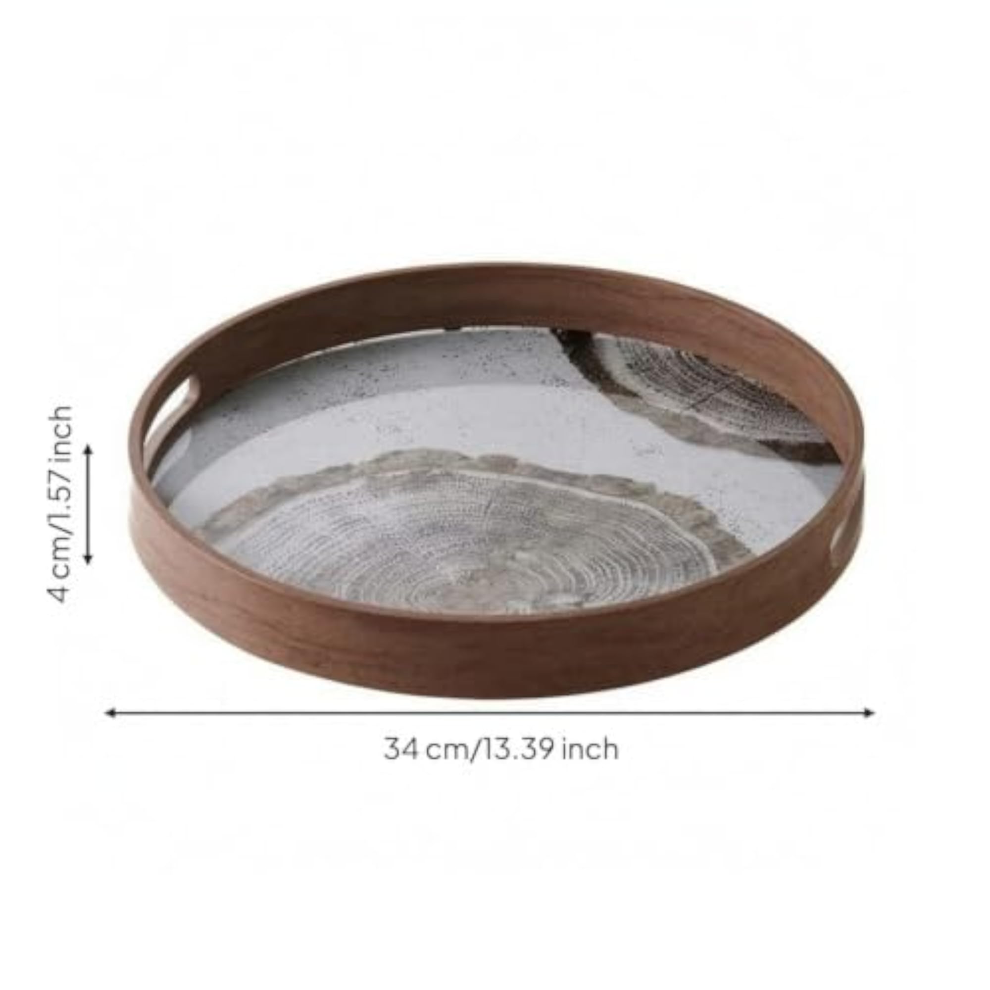 Versatile Low-Maintenance Decorative Storage Tray for Home