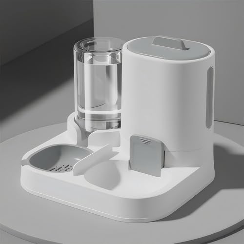 NASTELLA Automatic Cat Feeder and Water Dispenser Set,