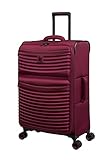 it luggage Precursor 28' Softside Checked 8 Wheel Expandable Spinner, Dark Red