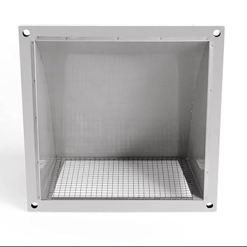 Grille d'aération extérieure inox 40 cm pour façade et ventilation de maison - 5