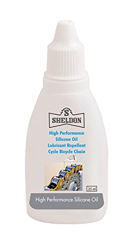 Image of Sheldon High Performance Silicone Oil Lubricant Repellent Cycle Bicycle Chain (25 ml) (Combo of 2)