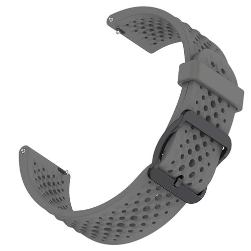 Timex Expedition Scout 40mm�o���h�ɑΉ��B���^���o�b�N���t���V���R���o���h�ATimex Expedition�AMarlin�AWeekender�E�H�b�`�ɑΉ�(�O���[�A20mm�T�C�Y�̃o���h)�B