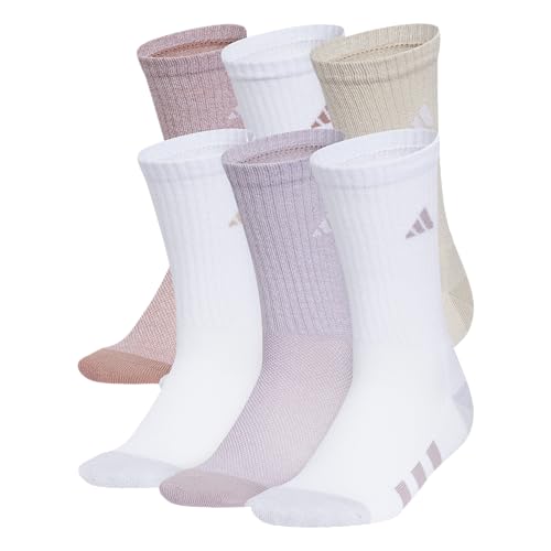 adidas Kids Cushioned Crew Socks for Boys...