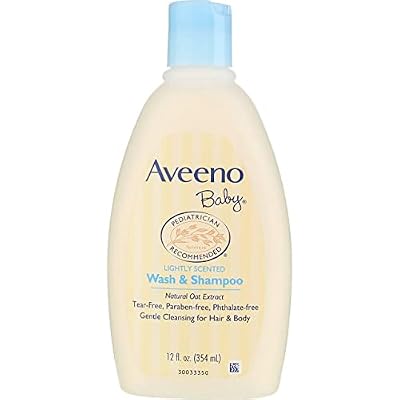 Aveeno Baby Wash & Shampo Size 12z Aveeno Baby Wash & Shampoo 12z