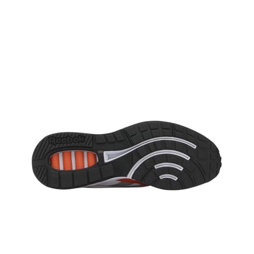 Reebok ERS World Baskets Unisexes, Style rétro, Bleu Sarcelle, Blanche, Orange Pompe, Taille 44...