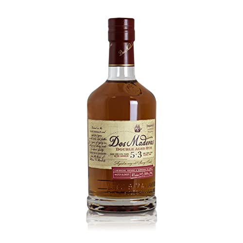 Dos Maderas 5+3 | Exklusiver Alterungsprozess | das Beste aus zwei Welten | 8 Jahre alter im Solera-Criadera Verfahren gereifter Rum | 700ml | 37,5 {0fbad75cb5eb371b2a27f8fe73399362ab3c1d20baa5380c4394bc094fd4828d} Volume