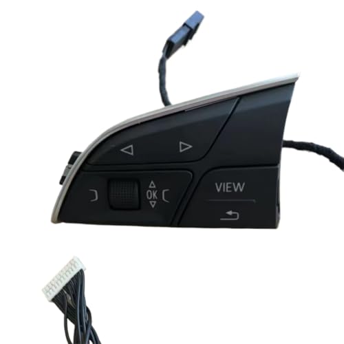 Interruptor de botones de volante compatible con Audi A4 Q5 4M0951523 2