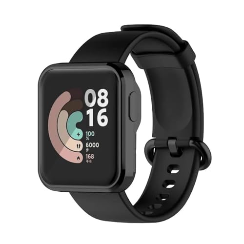 Image of Removable Screen Protector Watch Case Cover Compatible with Amazfit | Realme | Redmi Anti Scratch 360 Full Bumper Cover Shockproof Cases for Men and Women (Redmi Watch Lite (1.4 inch) (Black))