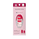 Dashing Diva Glaze Nail Strip Set - Cherry Vanilla - Long Lasting, Chip Resistant, Semi-Cured Gel Nails - 4-Piece Manicure Kit with 32 Strips
