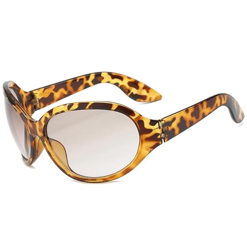 Steampunk Oversized Frame Sunglasses Women Men Vintage Outdoor Travel Street Photography Shades Uv400