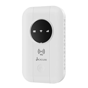Mobiler WLAN Router, 4G LTE – Portable WLAN Hotspot für unterwegs, mobiler Router 3650mAh Akku -Langer Akkulaufzeit， Typ-C Schnittstelle, Mobiler Hotspot für Reisen, Camping, Hotels