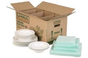 U-Haul Dish Packing Kit for Safe and Efficient Dishware Protection