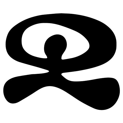 Custom Vinyl Pegatina Indalo Almeria Interior o Exterior 10x8cm (Plata)