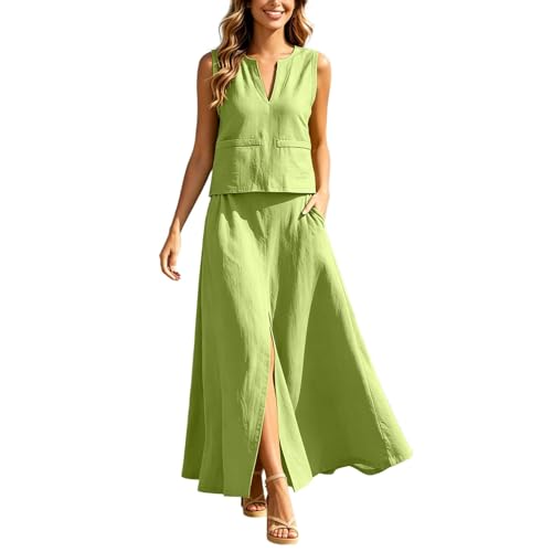 Ensemble robe longue femme idéal pour le quotidien en jupe midi fluide
