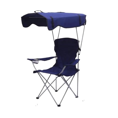 Silla Plegable con toldo y Sombra, reclinable portátil, para Playa, para Exteriores, césped, Camping, Picnic, Pesca, Asiento cómodo.