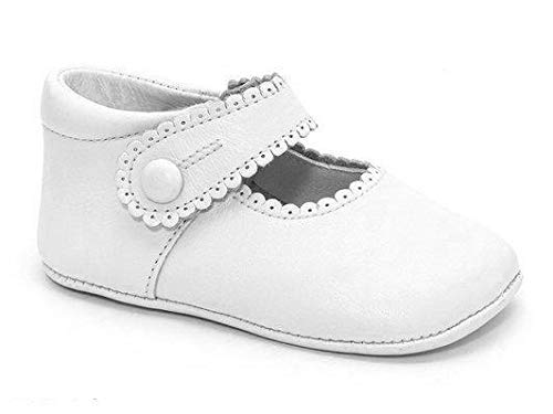 Infant Classic Soft Leather White Shoes for Girls