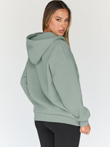 Image of Trendy Queen Womens Zip Up Hoodies 2026 Oversized Sweatshirt | Spring Fall Layering Jacket with Pockets, Casual Track Outfits, Cozy Fleece Winter Clothes