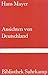 Produktbild Ansichten von Deutschland: Bürgerliches Heldenleben (Bibliothek Suhrkamp)