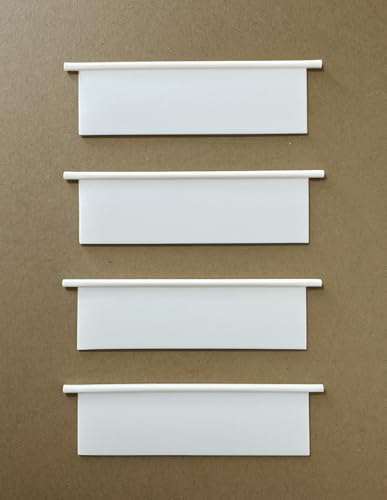 4 inch Dryer air exhaust vent cover panel replacements, newly upgraded for better heat and UV resistance and longer arms, plastic color molded so won't scratch or fade. Made and Assembled in USA