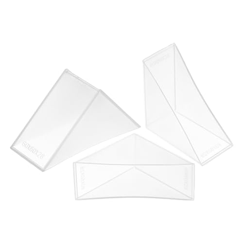 Image of uxcell 8Pcs Plastic Corner Protectors 28x82mm Right Angle Shape Glass Corner Guards Cushion for Corner Protection of Glass, Mirror, Tile, White