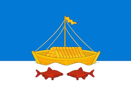Drapeau Laishevsky District grand format de la république du Tatarstan