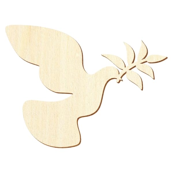 Lot De 10 Colombes En Bois Pour Travaux Manuels Et Décorations