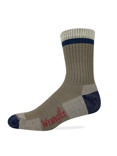 Wrangler Mens Merino Wool Outdoor Mini Crew Socks 1 Pair Pack
