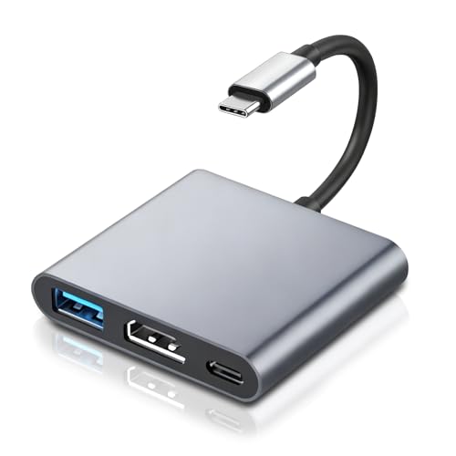 Ya en mundofriki.es: NiceBest Adaptador USB a Tipo c 3 en 1, Cable Hdmi a USB c Adaptador USB c a Hdmi 4k 60hz, USB 3.0 Tipo C 4K Multipuerto AV Convertidor para Smartphone/proyector/Monitor
