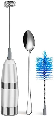 Daugee Milk Frother Handheld Battery Operated Electric Powerful Foam Maker Mini Drink Mixer for Bulletproof Coffee, Cappuccino, Latte, Hot Chocolate and Keto Coffee