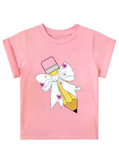 Girls' School Days Short Sleeve Shirts Graphic T-Shirts Size 5-8