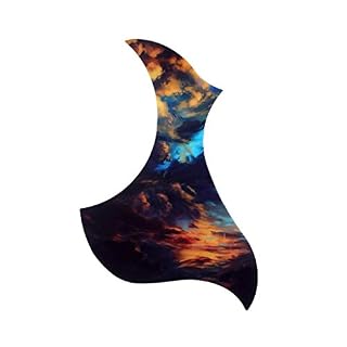 Alnicov 1 pickguard autocollant universel pour guitare acoustique folk - Les Beatles, Paul McCartney, John Lennon, RIngo Starr, George Harrison Alnicov 1 pickguard autocollant universel pour guitare acoustique folk – Image 5
