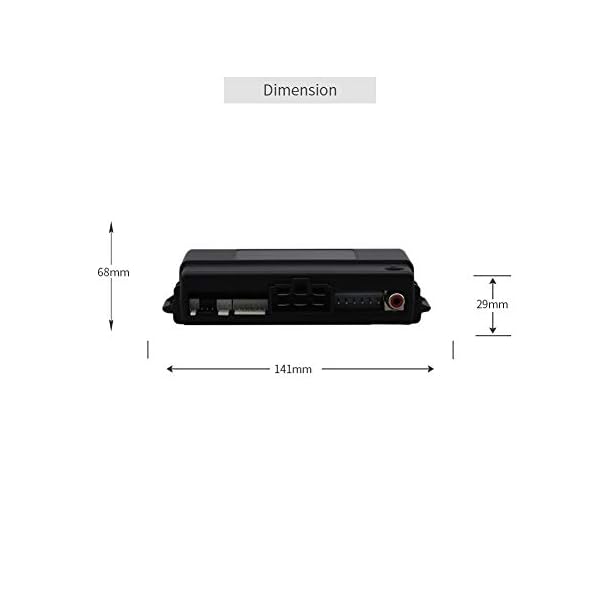 EASYGUARD EC206-A 2 Way car Alarm System with Rechargeable LCD Pager Display keyless Entry Shock Alarm Warning Remote Trunk Release 868Mhz DC12V - Image 6
