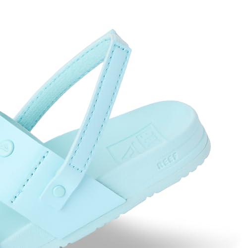 REEF Toddler/Little Kid Cushion Vista Slide Sandal, Vegan Leather Strap, Soft Cushion Footbed, Jelly Blue, 11 - image 8