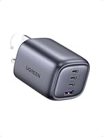 UGREEN USB C Plug 65W USB C Charger Fast Charging Plug Nexode 3C1A Foldable GaN Travel Charger, Compatible with iPhone 17 Pro/Air/17/16/15, MacBook Pro/Air, iPad, Galaxy S24/S23, Pixel 9/8, Laptop,etc