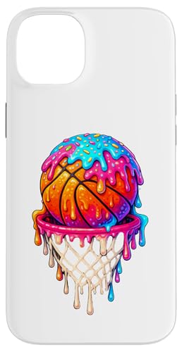 Basketball Ice Cream Drip Sport Player Men Women Kids �X�}�z�P�[�X iPhone 14 Plus �p