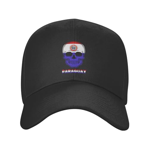 KWQDOZF Casquette de Baseball avec Drapeau du Paraguay pour Hommes et Femmes, Chapeau de Papa Classique réglable, Casquette de Camionneur pour la Course à Pied et Les activités de Plein air