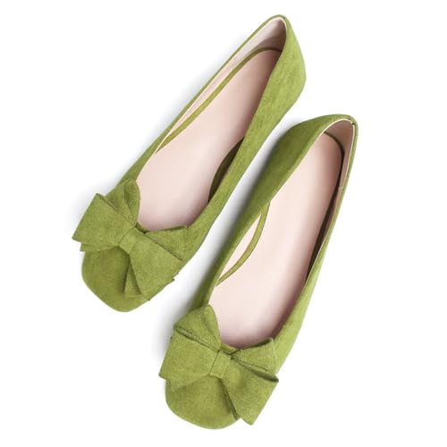 Image of Dear Time Women's Flats Shoes Bowknot Dressy Ballets Loafers Wedding Business Casual Walking Shoes