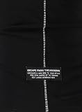 KEY LARGO Męski T-shirt czarny stylizowany uśmiech twarz Think MT0521, Black (1100), M
