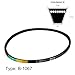 uxcell B-1067/B42 Drive V-Belt Inner Girth 42
