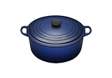 Le Creuset Enameled Cast-Iron 2-Quart Round French Oven, Cobalt Blue