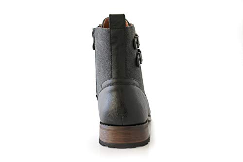 Image of Polar Fox Men's Casual Cap-Toe Ankle Boot Collection | Lace-Up Work, Combat, and Chukka Styles