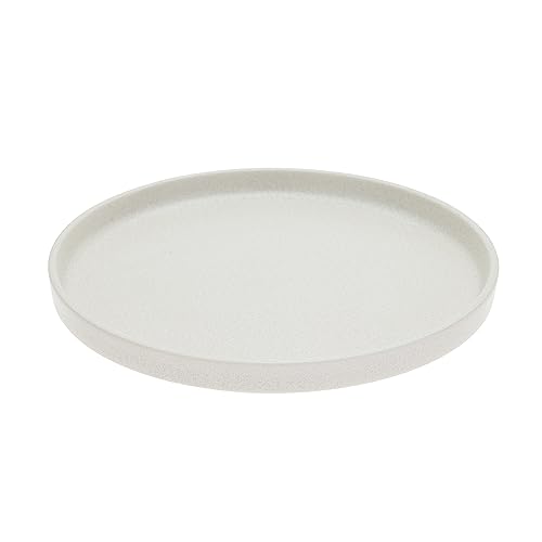 たたら(Tatara) ラウンドプレート フラット 皿 ホワイト 陶器 食器 20cm 食洗器対応 電子レンジ対応 日本製 230450