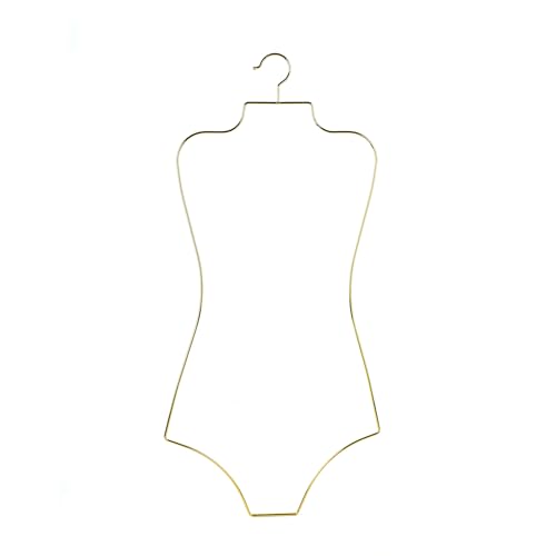 Arekuaei Lot de 10 cintres en métal doré pour Maillot de Bain