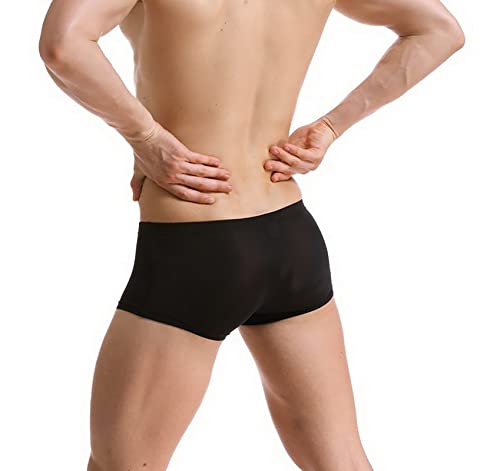 Ice Silk Men's Underwear,Bulge Enhancing Underwear,Ultra-thin Satin Briefs2