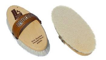 Megatape-Reitsport (Leistner) Kardätsche Ziegenhaar, Swarowski